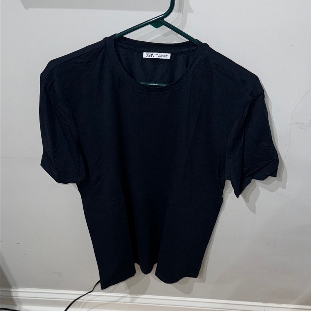 Zara Black Short Sleeve Tee
